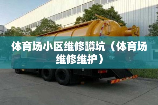 體育場小區維修蹲坑（體育場維修維護）