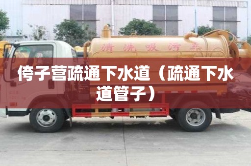侉子營疏通下水道（疏通下水道管子）