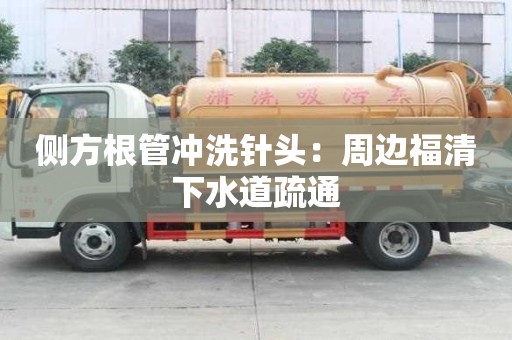 側(cè)方根管沖洗針頭：周邊福清下水道疏通