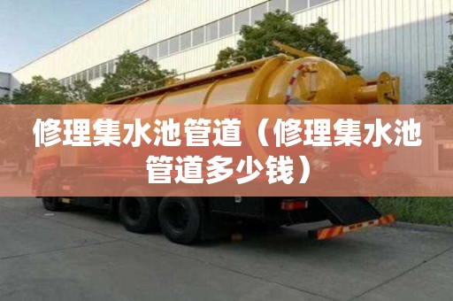 修理集水池管道（修理集水池管道多少錢）