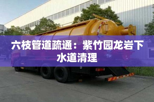 六枝管道疏通：紫竹園龍巖下水道清理