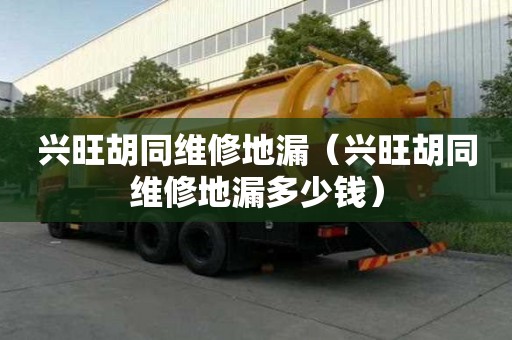 興旺胡同維修地漏（興旺胡同維修地漏多少錢）