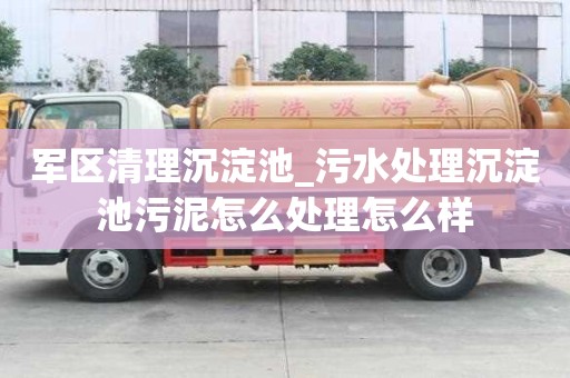 軍區清理沉淀池_污水處理沉淀池污泥怎么處理怎么樣