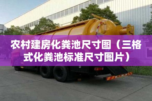 農(nóng)村建房化糞池尺寸圖（三格式化糞池標(biāo)準(zhǔn)尺寸圖片）