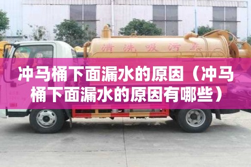 沖馬桶下面漏水的原因（沖馬桶下面漏水的原因有哪些）