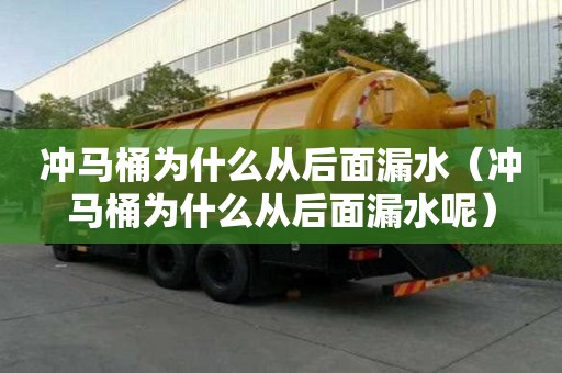 沖馬桶為什么從后面漏水（沖馬桶為什么從后面漏水呢）