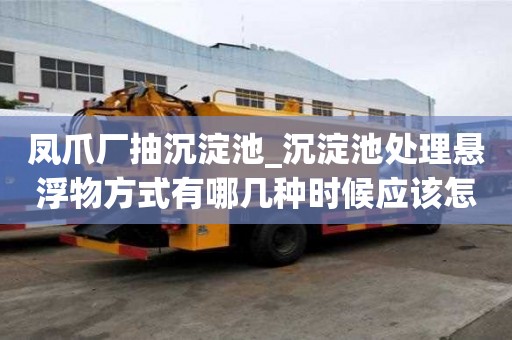 鳳爪廠抽沉淀池_沉淀池處理懸浮物方式有哪幾種時(shí)候應(yīng)該怎么辦