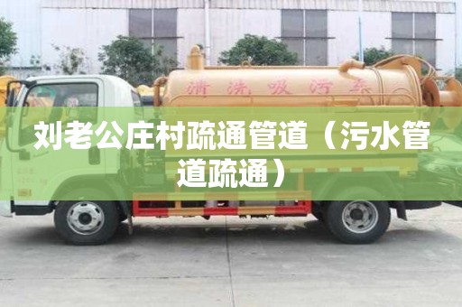 劉老公莊村疏通管道（污水管道疏通）