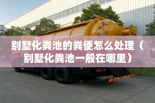 別墅化糞池的糞便怎么處理（別墅化糞池一般在哪里）