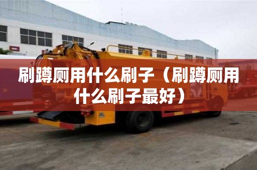 刷蹲廁用什么刷子（刷蹲廁用什么刷子最好）
