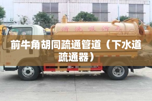 前牛角胡同疏通管道（下水道疏通器）