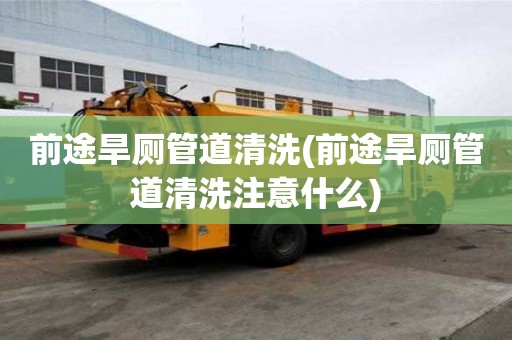 前途旱廁管道清洗(前途旱廁管道清洗注意什么)