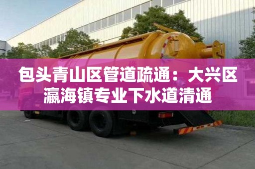 包頭青山區管道疏通：大興區瀛海鎮專業下水道清通