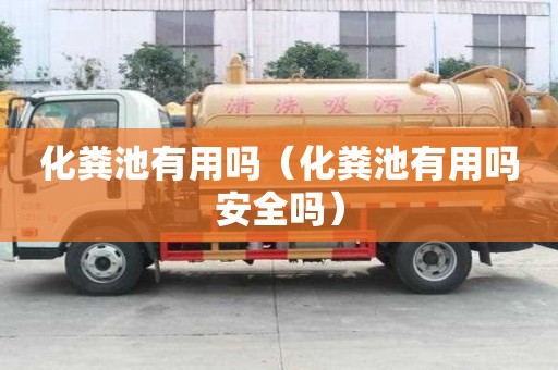 化糞池有用嗎（化糞池有用嗎安全嗎）