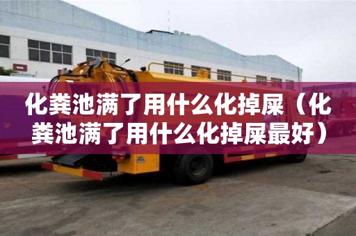 化糞池滿了用什么化掉屎（化糞池滿了用什么化掉屎最好）