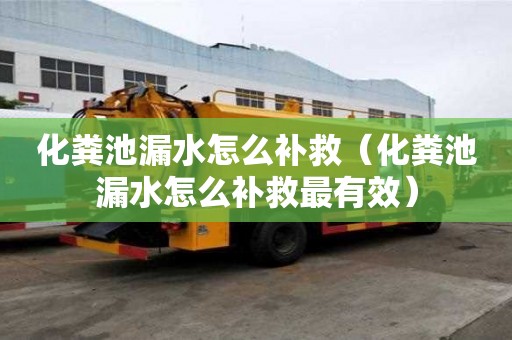 化糞池漏水怎么補救（化糞池漏水怎么補救最有效）