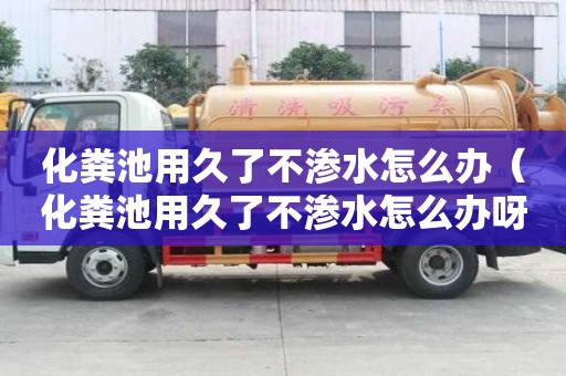化糞池用久了不滲水怎么辦（化糞池用久了不滲水怎么辦呀）