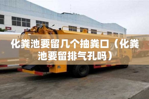化糞池要留幾個抽糞口（化糞池要留排氣孔嗎）