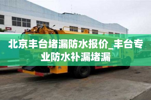 北京豐臺堵漏防水報價_豐臺專業防水補漏堵漏