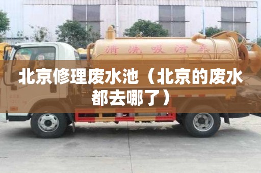 北京修理廢水池（北京的廢水都去哪了）