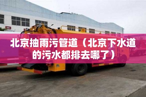 北京抽雨污管道（北京下水道的污水都排去哪了）