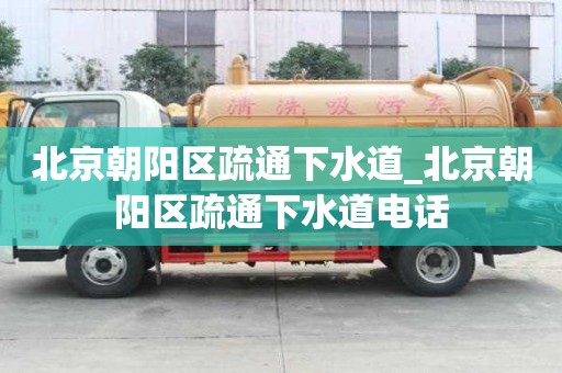 北京朝陽區疏通下水道_北京朝陽區疏通下水道電話
