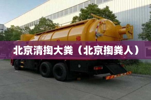 北京清掏大糞（北京掏糞人）