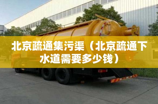 北京疏通集污渠（北京疏通下水道需要多少錢）