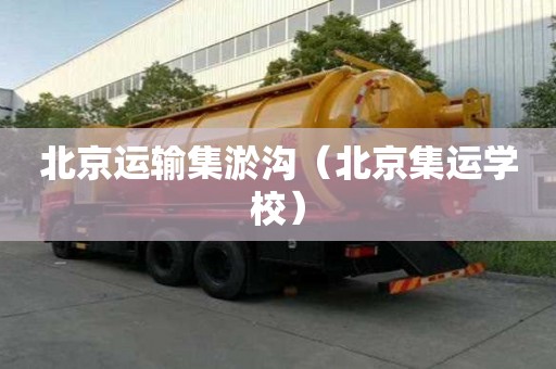 北京運輸集淤溝（北京集運學校）