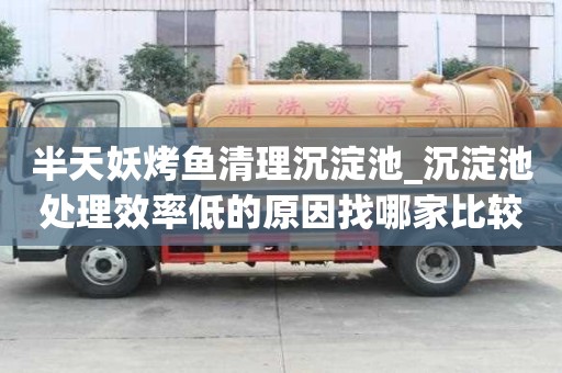 半天妖烤魚清理沉淀池_沉淀池處理效率低的原因找哪家比較的好