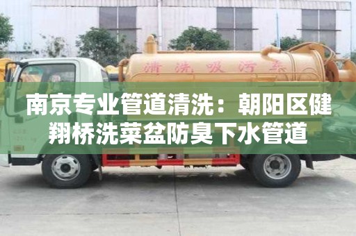 南京專業管道清洗：朝陽區健翔橋洗菜盆防臭下水管道