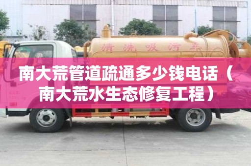 南大荒管道疏通多少錢電話(南大荒水生態修復工程) 南大荒管道疏通多少錢電話(南大荒水生態修復工程)