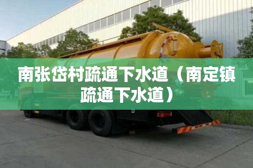 南張岱村疏通下水道（南定鎮疏通下水道）