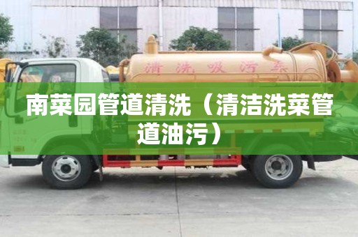 南菜園管道清洗（清潔洗菜管道油污）
