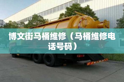 博文街馬桶維修（馬桶維修電話號碼）