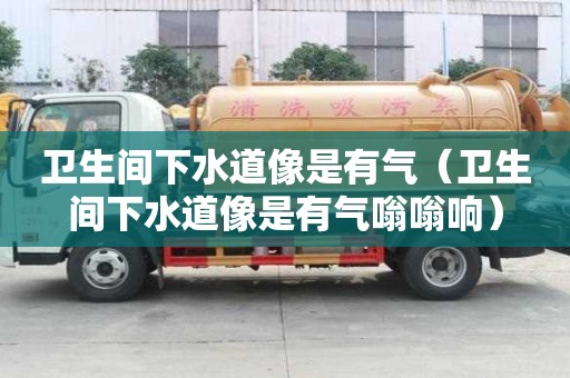 衛(wèi)生間下水道像是有氣（衛(wèi)生間下水道像是有氣嗡嗡響）
