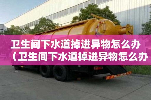 衛(wèi)生間下水道掉進(jìn)異物怎么辦（衛(wèi)生間下水道掉進(jìn)異物怎么辦視頻）