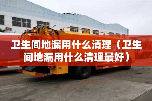 衛(wèi)生間地漏用什么清理（衛(wèi)生間地漏用什么清理最好）