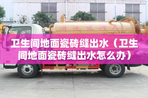 衛(wèi)生間地面瓷磚縫出水（衛(wèi)生間地面瓷磚縫出水怎么辦）