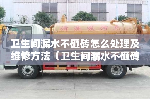 衛生間漏水不砸磚怎么處理及維修方法（衛生間漏水不砸磚怎么處理及維修方法多少錢）