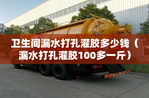 衛(wèi)生間漏水打孔灌膠多少錢（漏水打孔灌膠100多一斤）