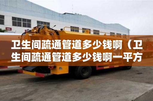 衛生間疏通管道多少錢啊（衛生間疏通管道多少錢啊一平方）