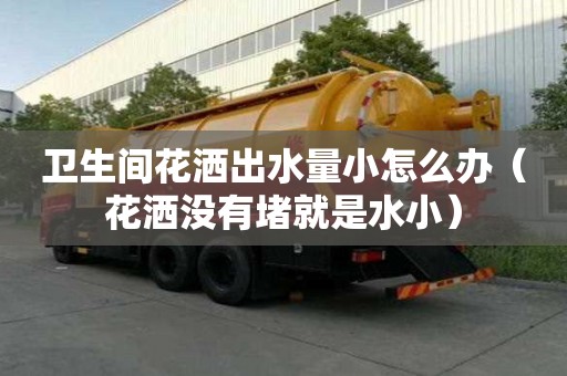衛(wèi)生間花灑出水量小怎么辦（花灑沒有堵就是水小）