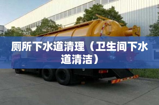 廁所下水道清理（衛(wèi)生間下水道清潔）