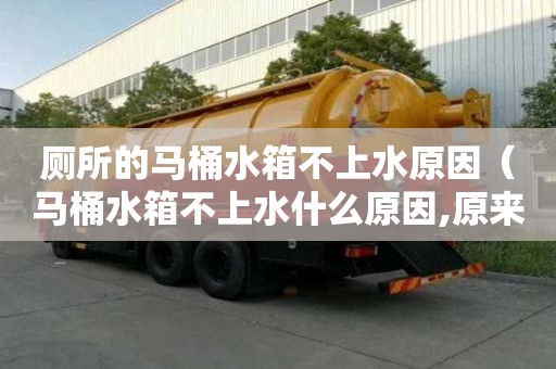 廁所的馬桶水箱不上水原因（馬桶水箱不上水什么原因,原來這么簡單,來晚了）