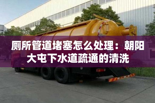 廁所管道堵塞怎么處理：朝陽大屯下水道疏通的清洗