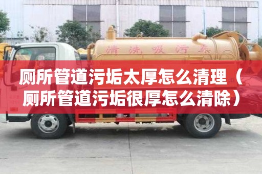 廁所管道污垢太厚怎么清理（廁所管道污垢很厚怎么清除）