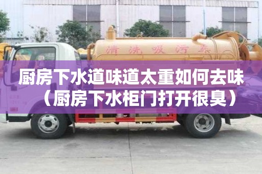 廚房下水道味道太重如何去味（廚房下水柜門打開很臭）