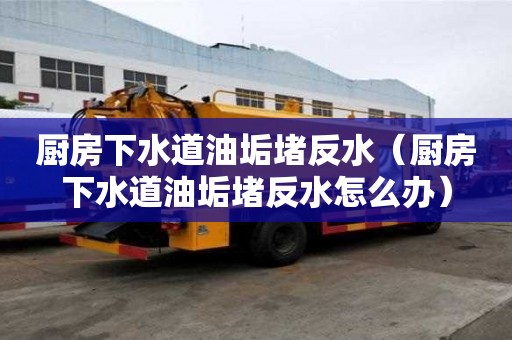 廚房下水道油垢堵反水（廚房下水道油垢堵反水怎么辦）