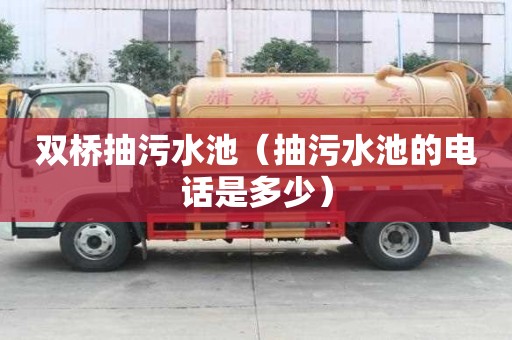 雙橋抽污水池（抽污水池的電話是多少）